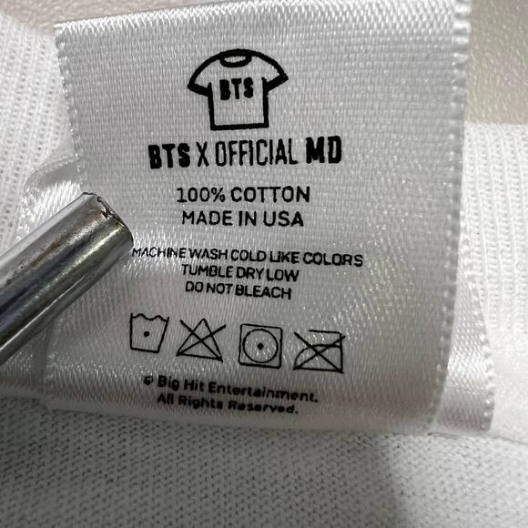 Y2K BTS OFFICIAL SPEAK YOURSELF WORLD TOUR Sz M / L BTS Speak Yourself white - Picture 5 of 8